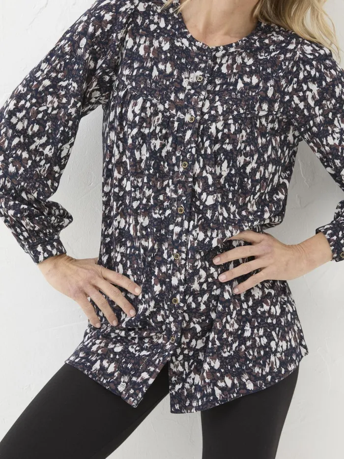 Fat Face Tops and TShirts Jodie Dark Brown Tunic 8211 Women