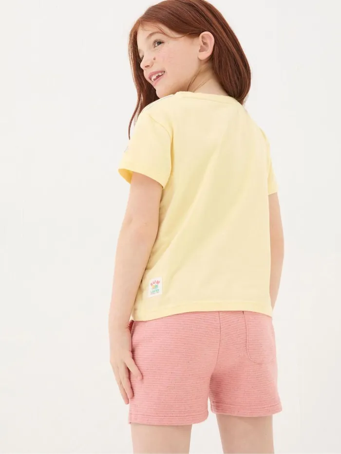 Fat Face Tops and TShirts Yellow Surf Graphic TShirt 8211 Kids