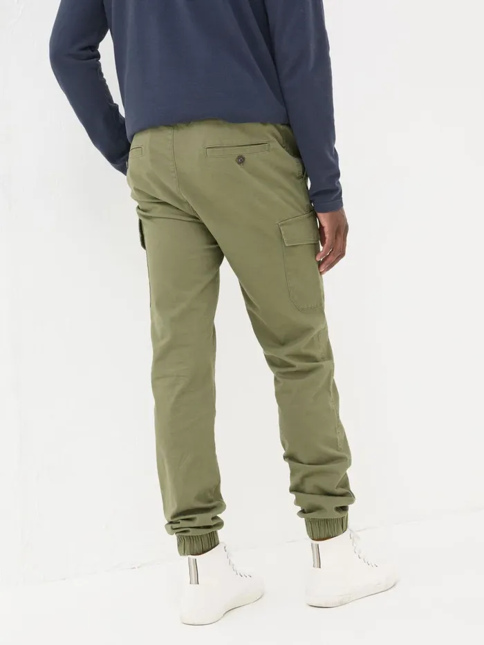 Fat Face Trousers and Chinos Kent Green Cuffed Cargo Trousers 8211 Men