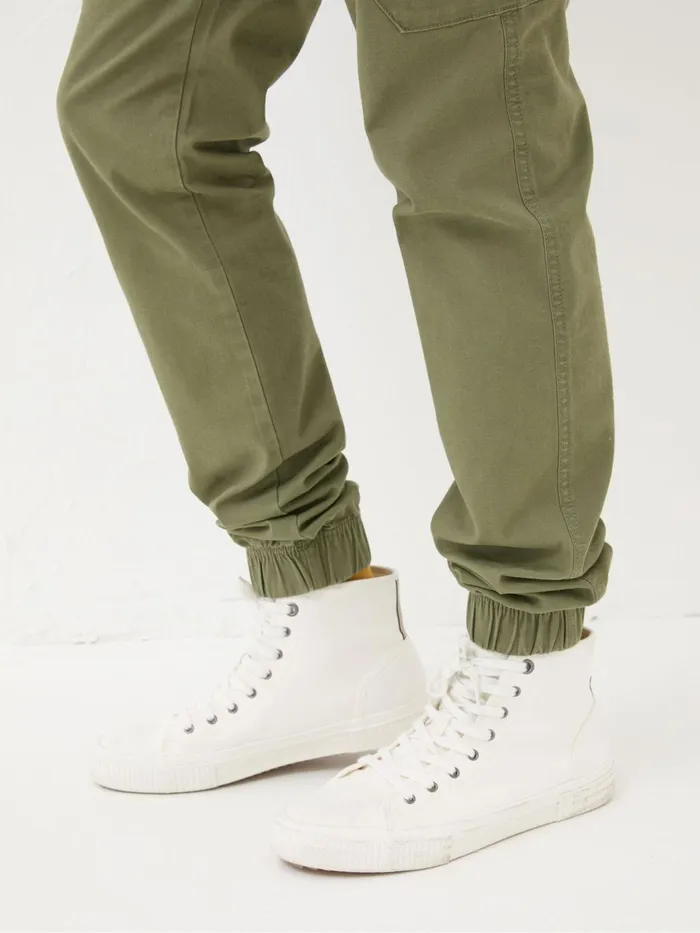Fat Face Trousers and Chinos Kent Green Cuffed Cargo Trousers 8211 Men