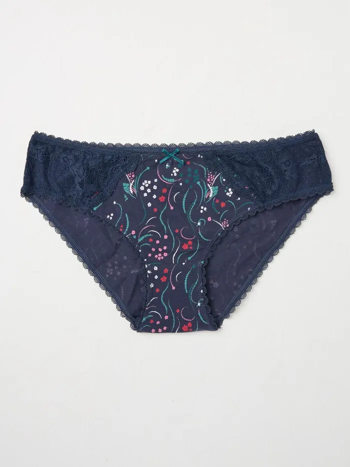 Fat Face Underwear Navy Firework Mini Knickers 8211 Women