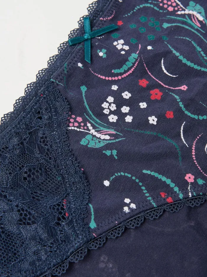 Fat Face Underwear Navy Firework Mini Knickers 8211 Women