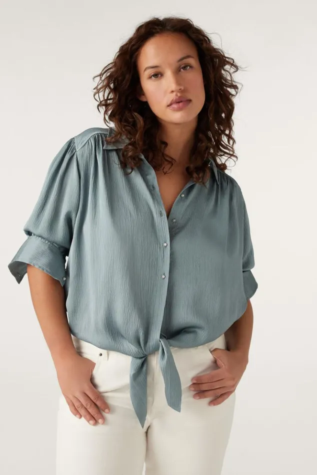 FeriaTieUp Shirt Clothing Baandsh Tops and Shirts
