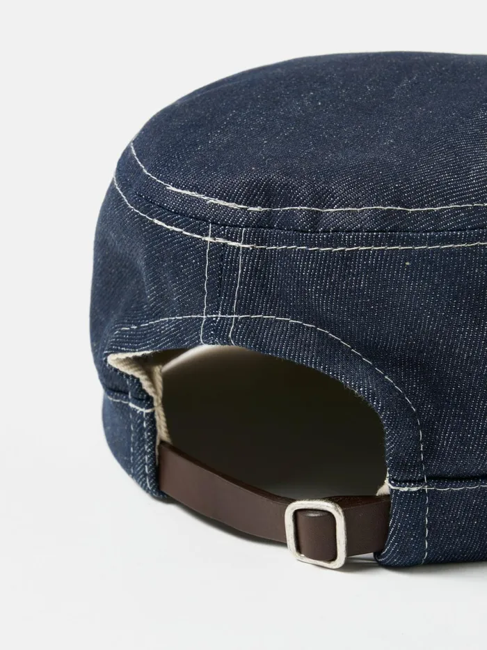 Field Cap In Indigo 13oz Selvedge Denim Men Universal Works Hats
