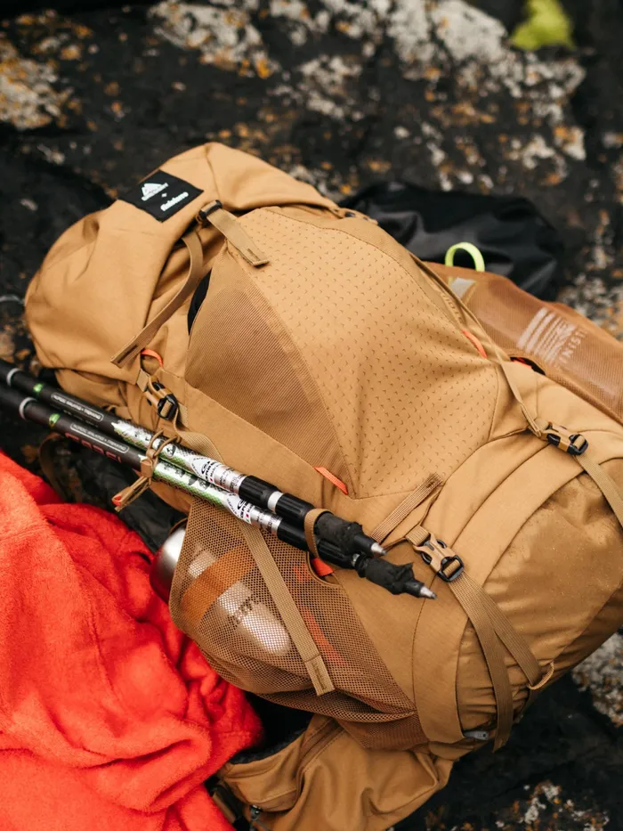 Finisterre Bags MenWomen Finisterre Gregory Amber 44 Backpack Sandstone