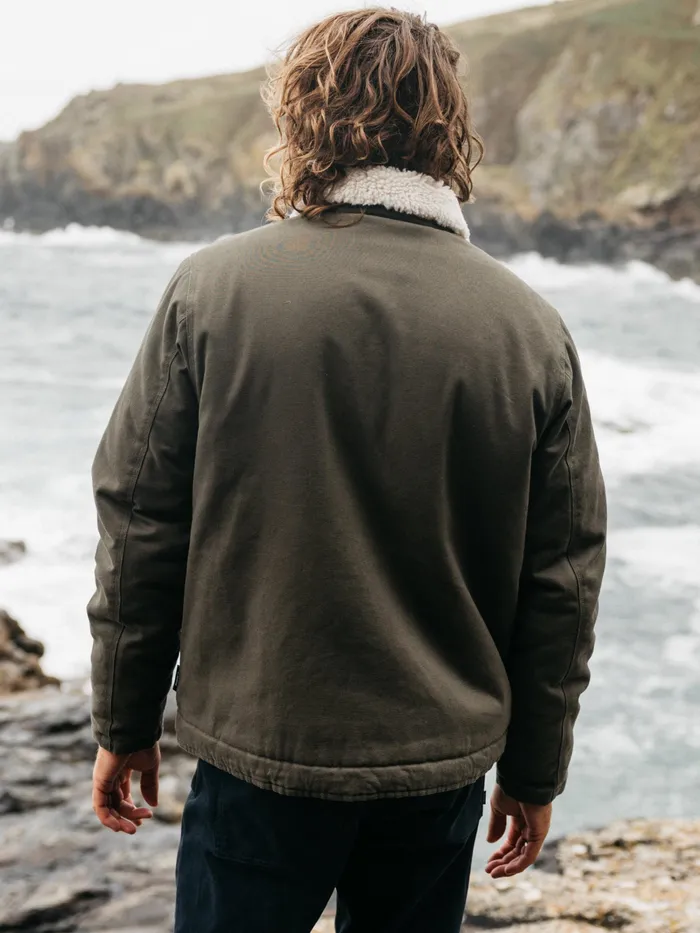 Finisterre Jackets and Coats Men Berings Deck Jacket Olive