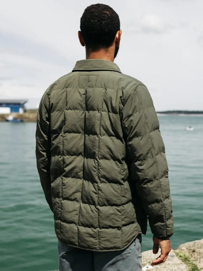 Finisterre Jackets and Coats Men Lapwing Shirt Olive