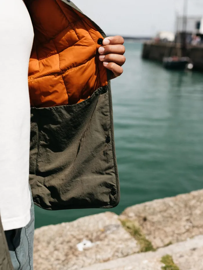 Finisterre Jackets and Coats Men Lapwing Shirt Olive