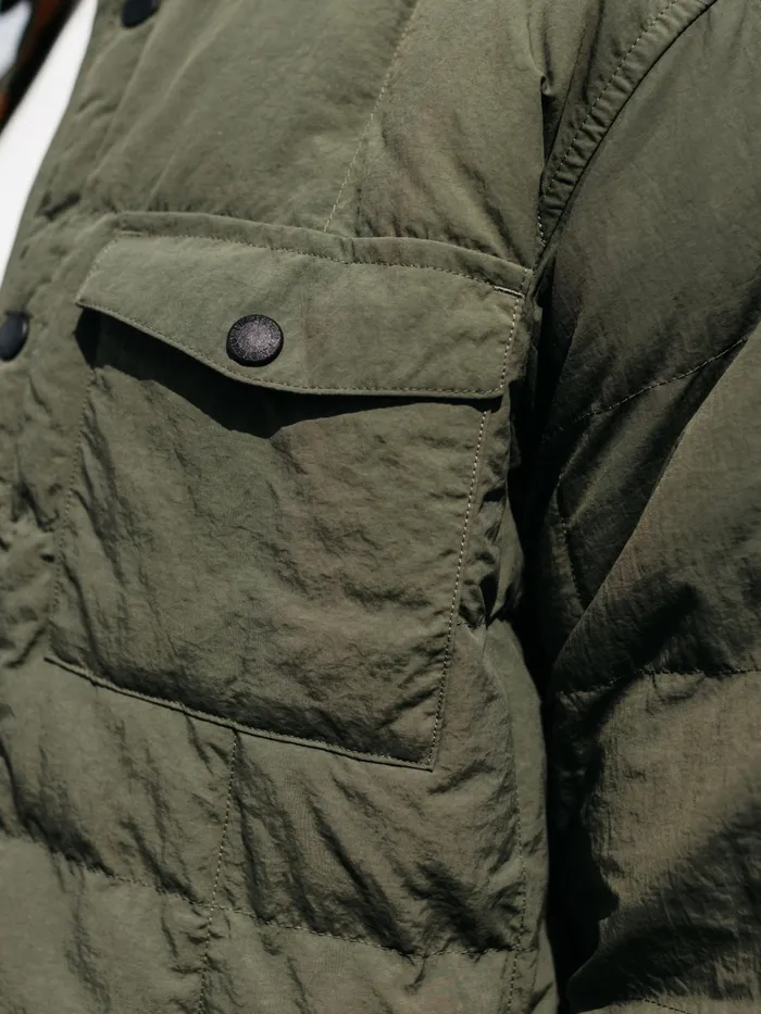 Finisterre Jackets and Coats Men Lapwing Shirt Olive