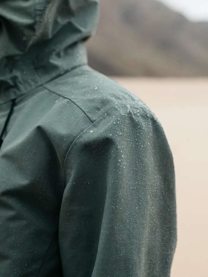Finisterre Jackets and Coats Women Stormbird Waterproof Jacket Deep Sea