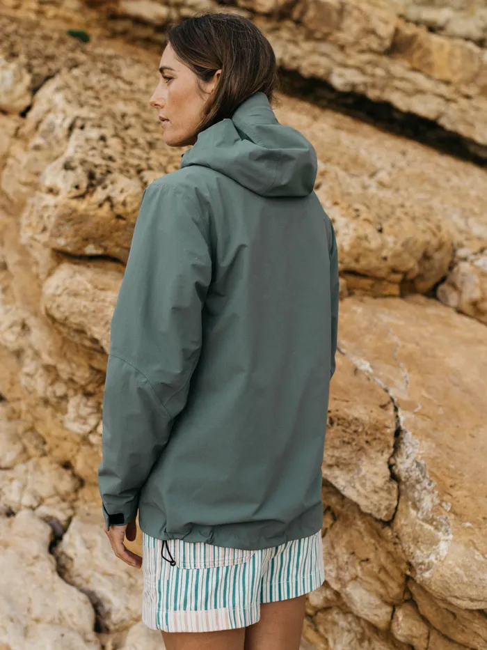 Finisterre Jackets and Coats Women Stormbird Waterproof Jacket Deep Sea