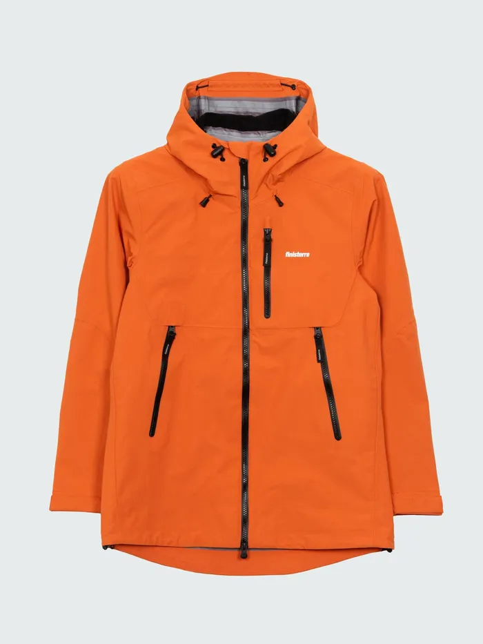 Finisterre Jackets and Coats Women Stormbird Waterproof Jacket Red Rust