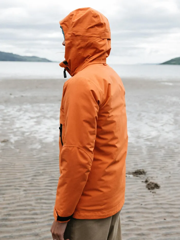 Finisterre Jackets and Coats Women Stormbird Waterproof Jacket Red Rust