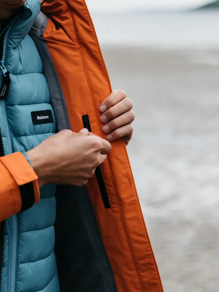 Finisterre Jackets and Coats Women Stormbird Waterproof Jacket Red Rust