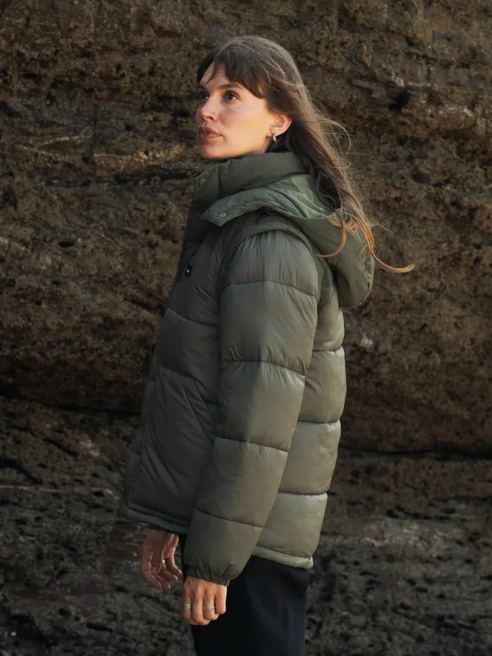 Finisterre Jackets and Coats Women Stratos Modular Jacket Olive