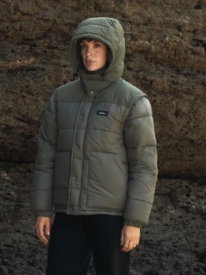 Finisterre Jackets and Coats Women Stratos Modular Jacket Olive