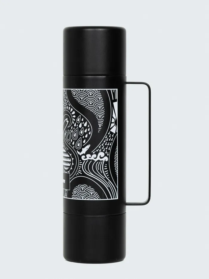 Finisterre Outdoor Accessories MenWomen MiiR Tomo Flask 33oz Black Paisley