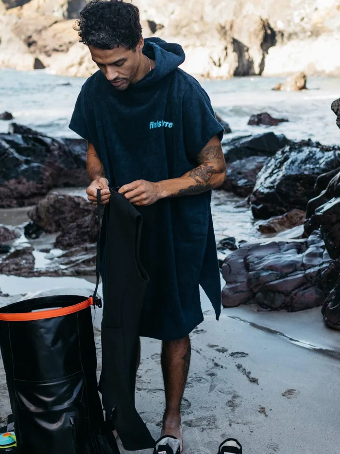 Finisterre Swim Shorts and Board Shorts MenWomen Vean Changing Robe Navy
