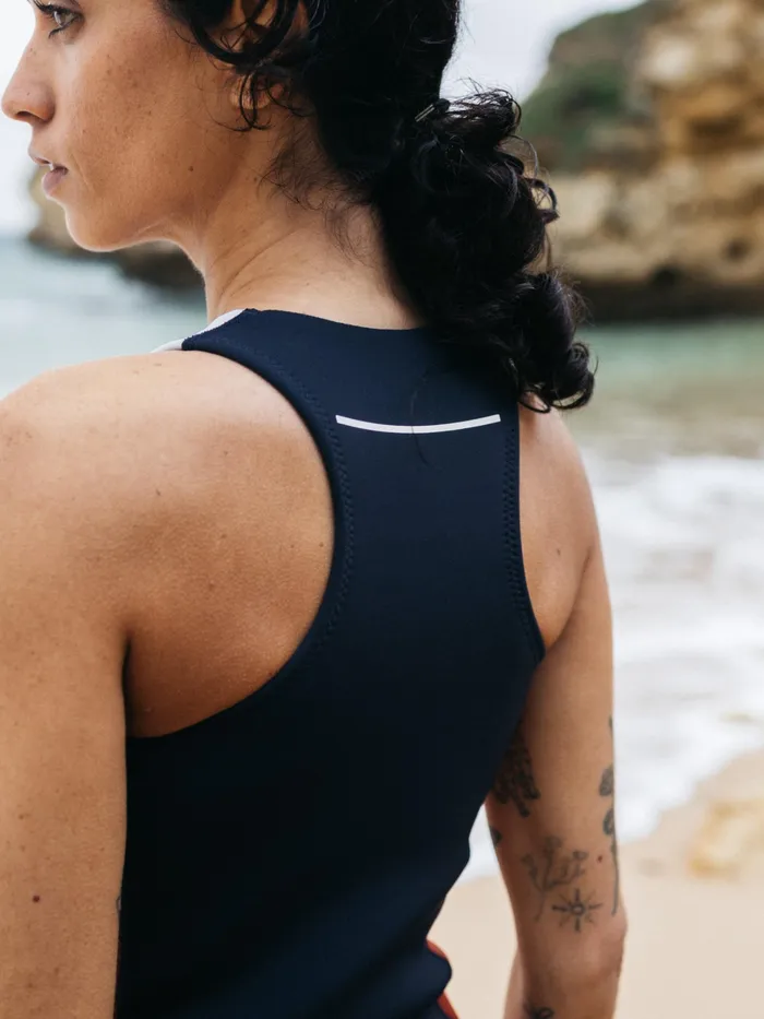 Finisterre Swimwear and Bikinis Women Nieuwland 2mm Yulex Swimsuit Navyskyrust
