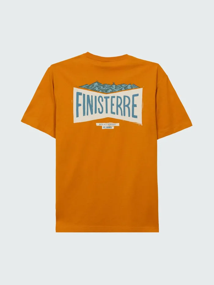 Finisterre TShirts Men Emblem TShirt Harvest Gold