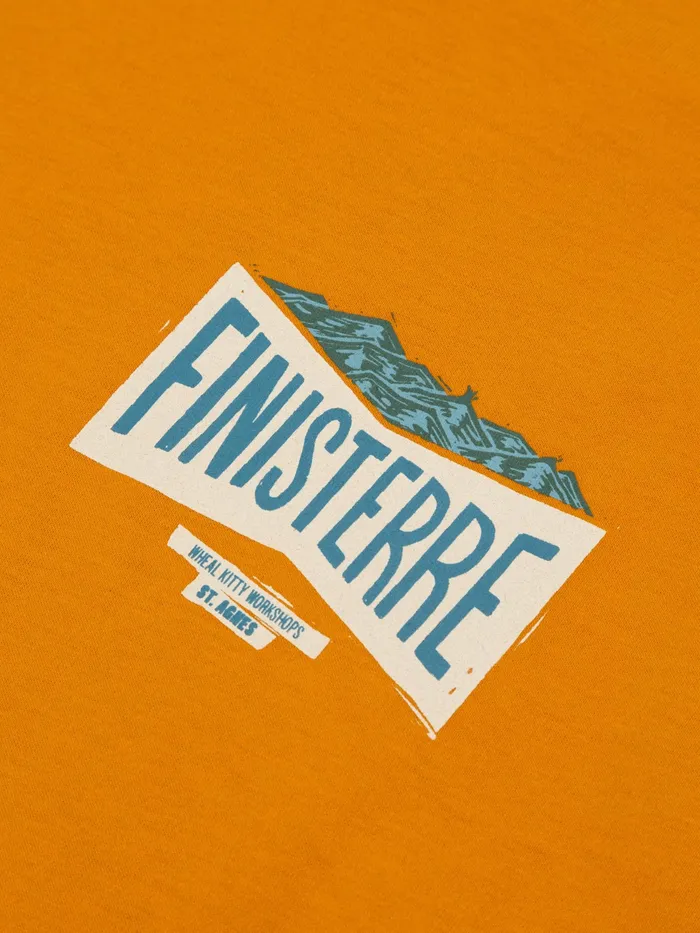 Finisterre TShirts Men Emblem TShirt Harvest Gold