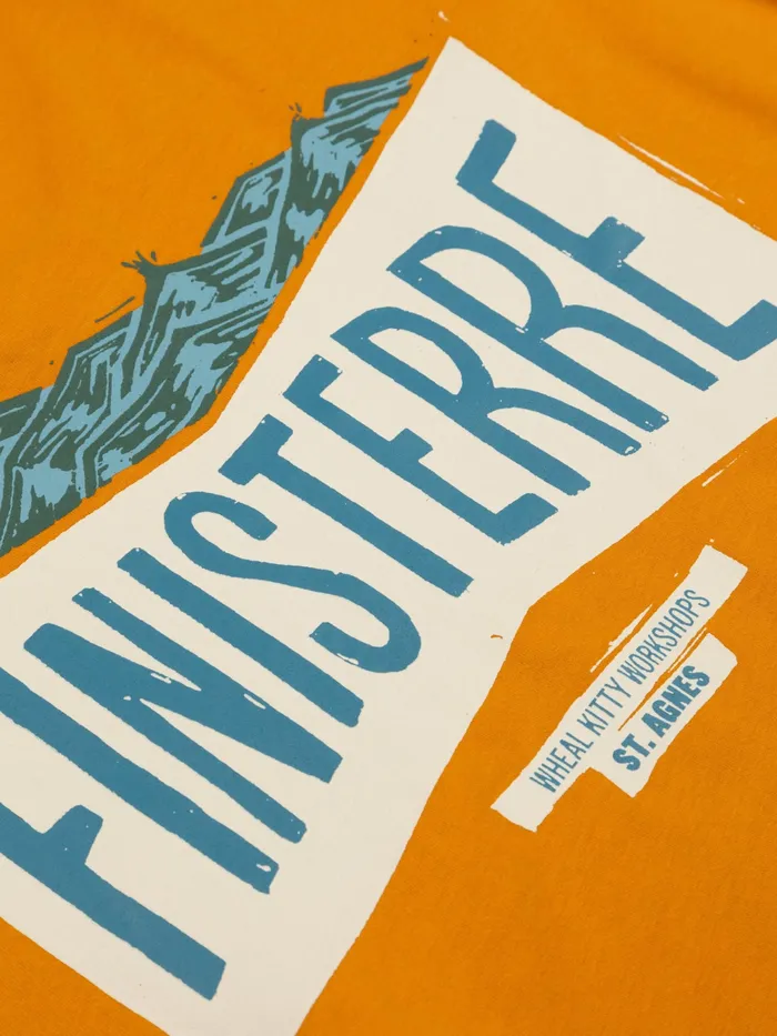Finisterre TShirts Men Emblem TShirt Harvest Gold