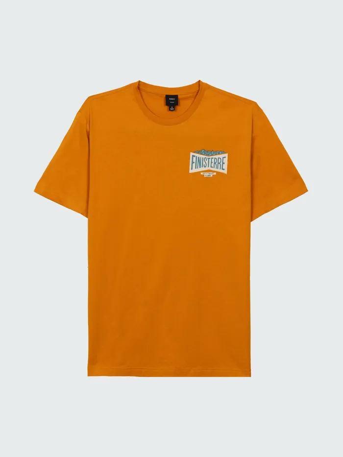 Finisterre TShirts Men Emblem TShirt Harvest Gold