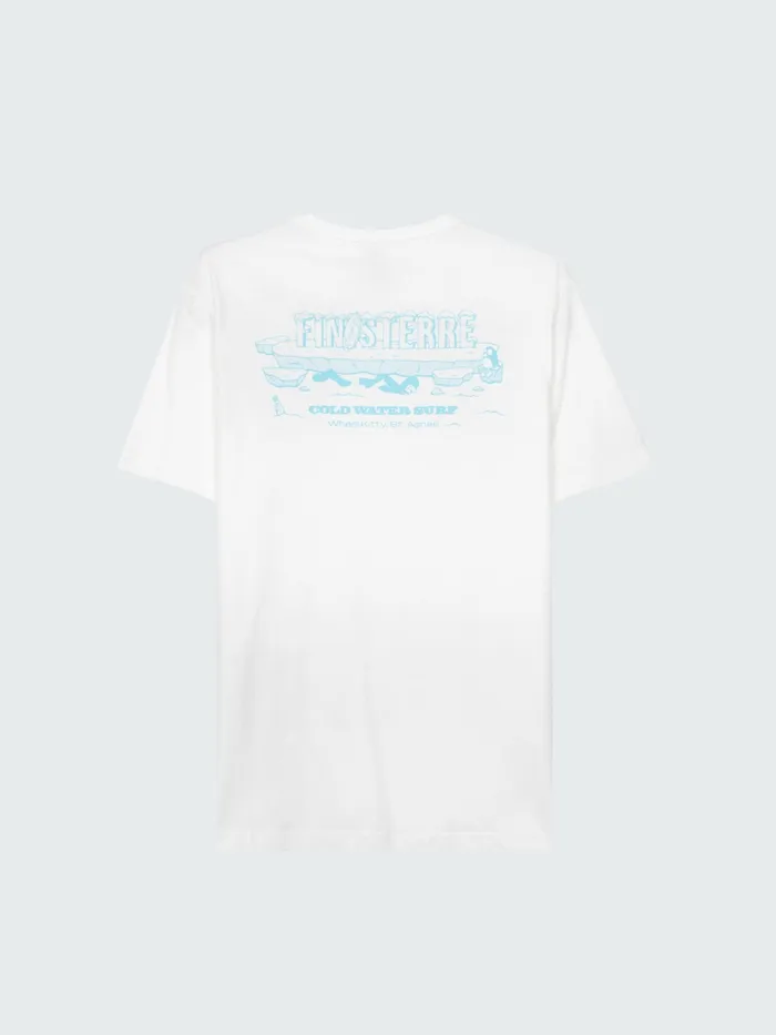 Finisterre TShirts Men Ice Cold TShirt White