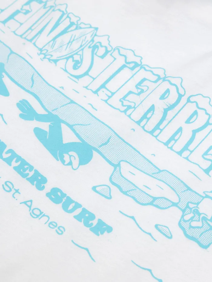 Finisterre TShirts Men Ice Cold TShirt White