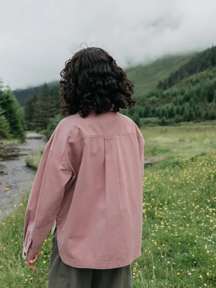 Finisterre Tops and TShirts Women Gwavas Overshirt Heather Mist