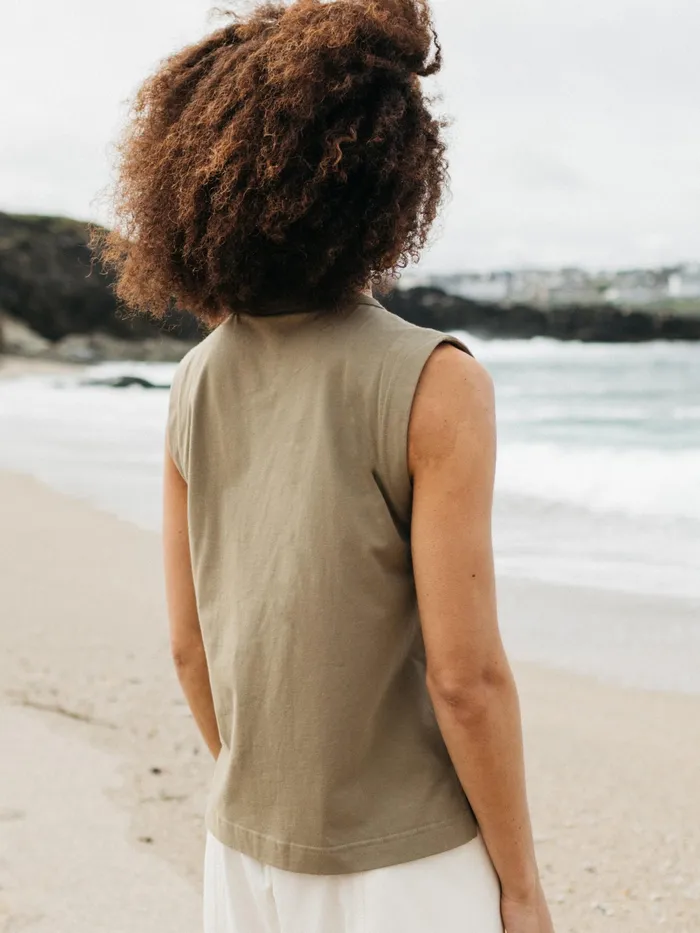 Finisterre Tops and TShirts Women Meskel Vest Willow Green