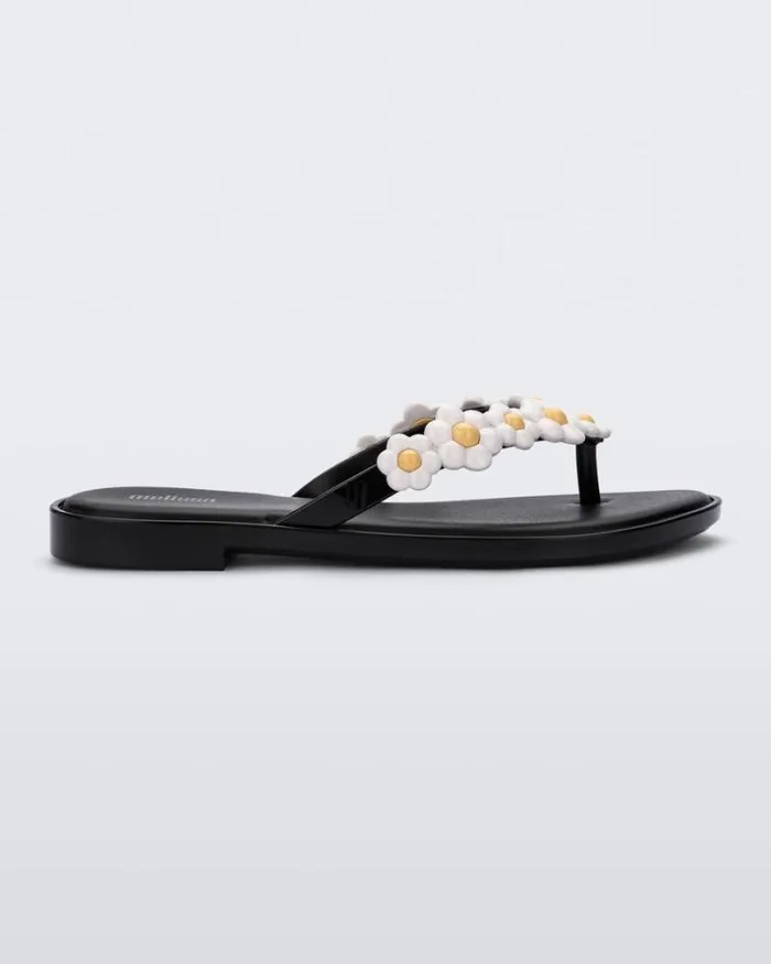 Flip Flop Spring Blackwhite Women Melissa Flip Flops
