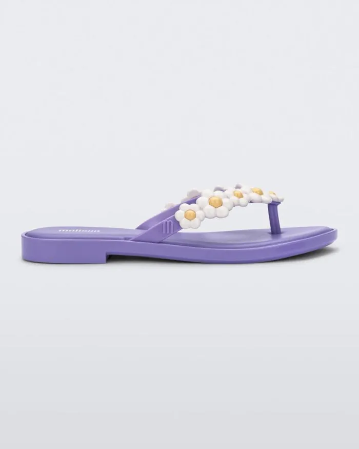 Flip Flop Spring Lilacwhite Women Melissa Flip Flops