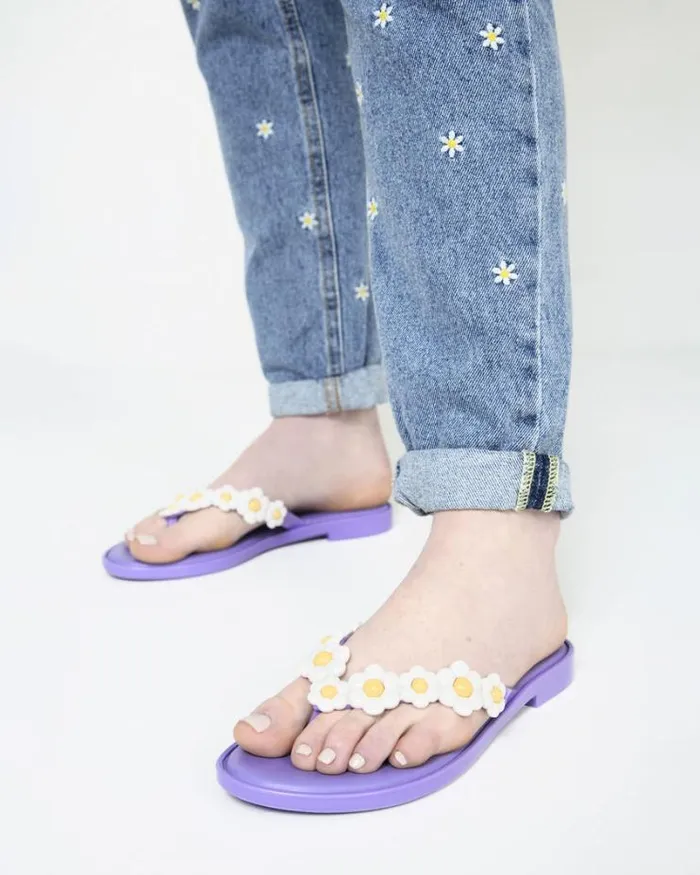 Flip Flop Spring Lilacwhite Women Melissa Flip Flops