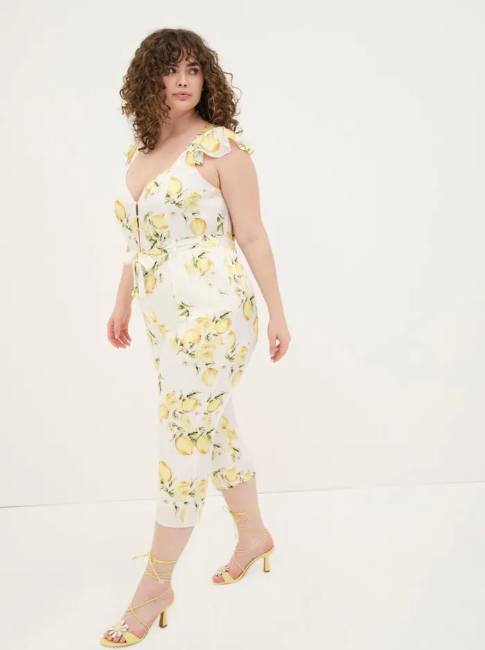For Love and Lemons Bottoms Limonada Jumpsuit Yellow 8211 Women For Love and Lemons Bottoms Limonada Jumpsuit Yellow 8211 Women