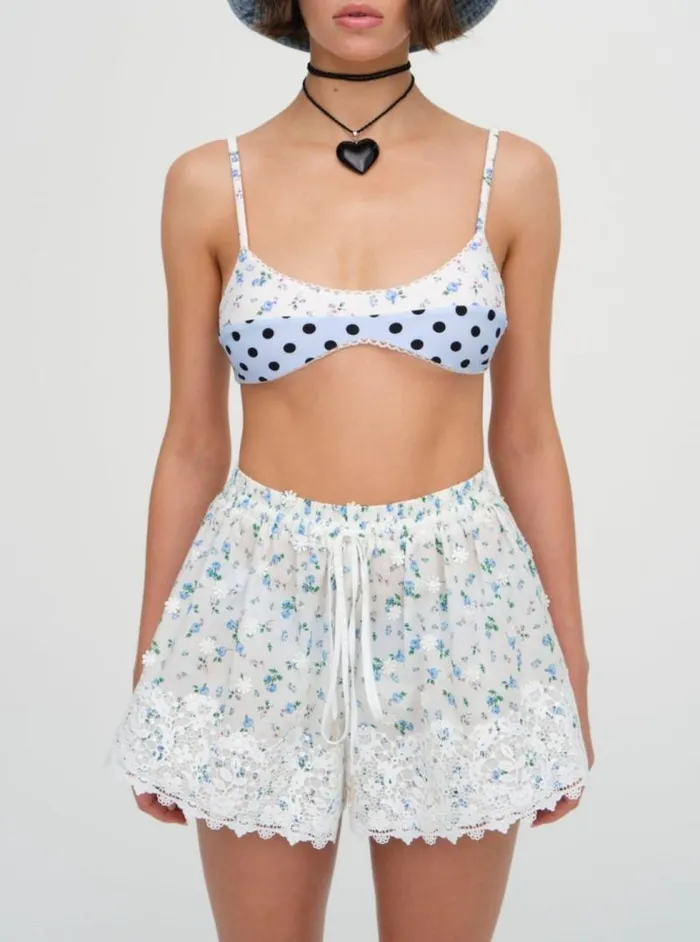 For Love and Lemons Bottoms Muna Coverup Shorts White 8211 Women For Love and Lemons Bottoms Muna Coverup Shorts White 8211 Women