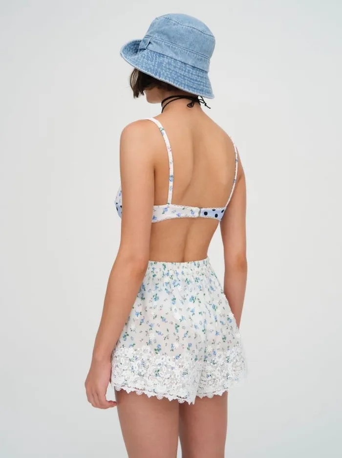 For Love and Lemons Bottoms Muna Coverup Shorts White 8211 Women For Love and Lemons Bottoms Muna Coverup Shorts White 8211 Women