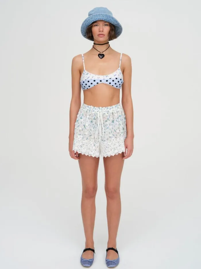 For Love and Lemons Bottoms Muna Coverup Shorts White 8211 Women For Love and Lemons Bottoms Muna Coverup Shorts White 8211 Women