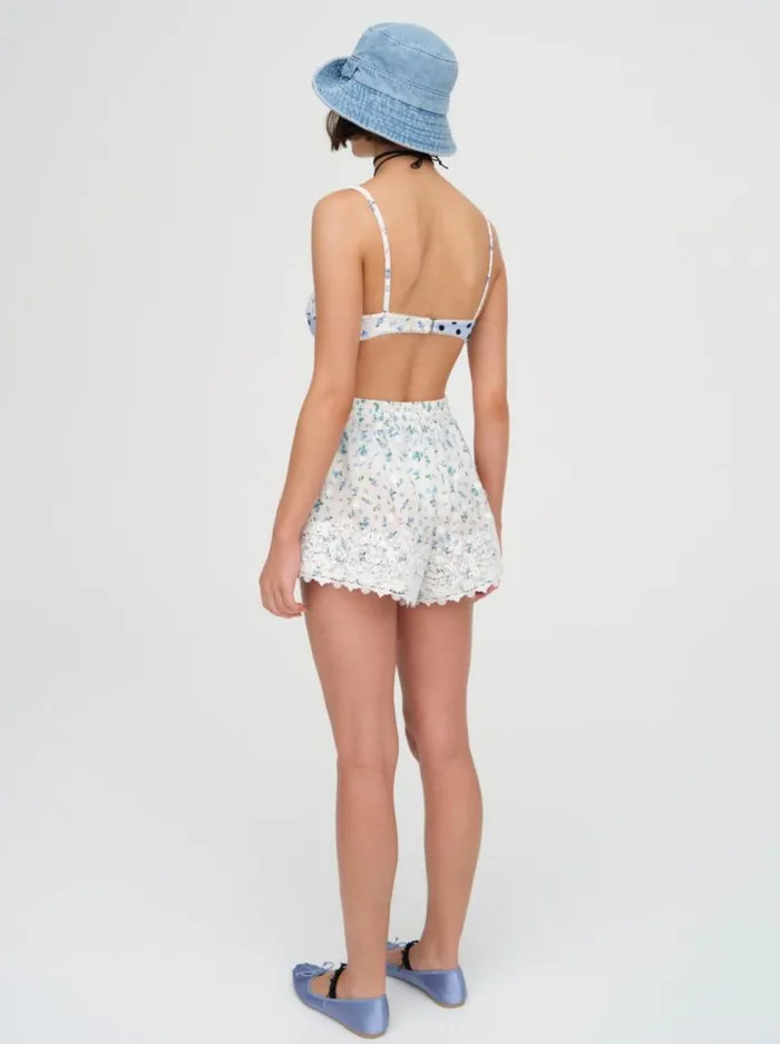 For Love and Lemons Bottoms Muna Coverup Shorts White 8211 Women For Love and Lemons Bottoms Muna Coverup Shorts White 8211 Women