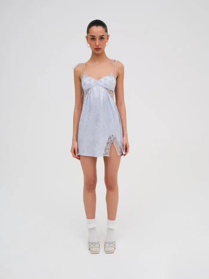 For Love and Lemons Dresses Baby039s Breath Slip Dress Blue 8211 Women For Love and Lemons Dresses Baby039s Breath Slip Dress Blue 8211 Women
