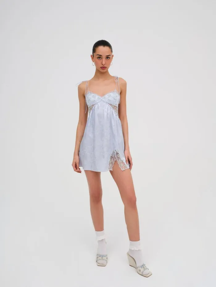For Love and Lemons Dresses Baby039s Breath Slip Dress Blue 8211 Women For Love and Lemons Dresses Baby039s Breath Slip Dress Blue 8211 Women