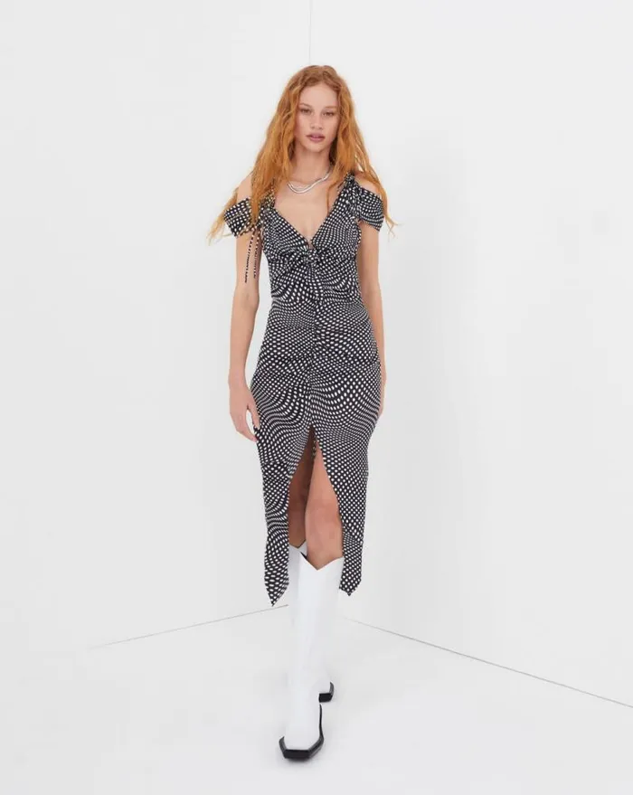 For Love and Lemons Dresses Beth Midi Dress Black 8211 Women