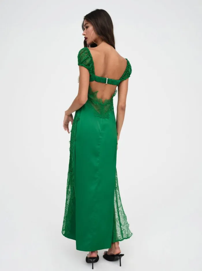 For Love and Lemons Dresses Casey Maxi Dress Green 8211 Women For Love and Lemons Dresses Casey Maxi Dress Green 8211 Women