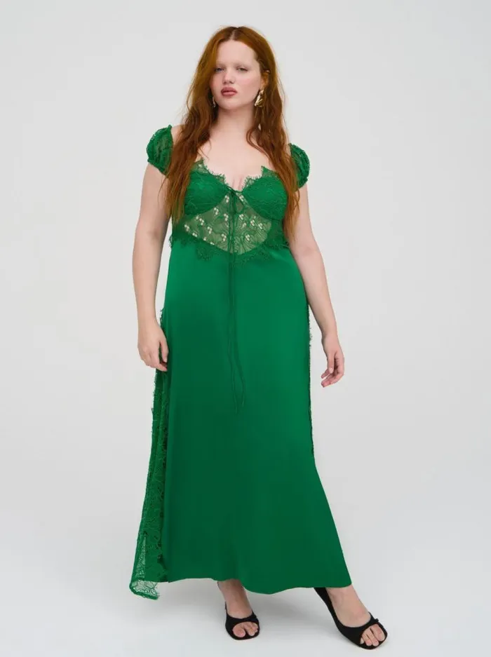 For Love and Lemons Dresses Casey Maxi Dress Green 8211 Women For Love and Lemons Dresses Casey Maxi Dress Green 8211 Women