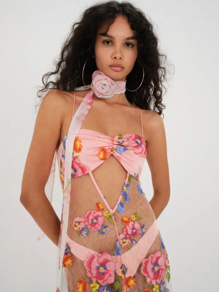 For Love and Lemons Dresses Delaney Maxi Dress Multi 8211 Women For Love and Lemons Dresses Delaney Maxi Dress Multi 8211 Women
