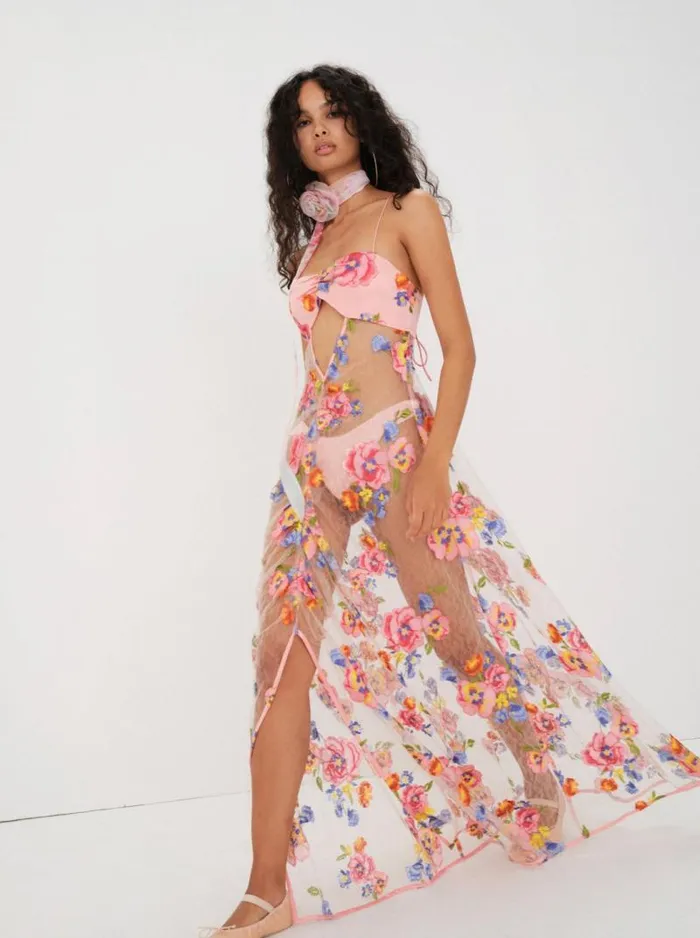 For Love and Lemons Dresses Delaney Maxi Dress Multi 8211 Women For Love and Lemons Dresses Delaney Maxi Dress Multi 8211 Women