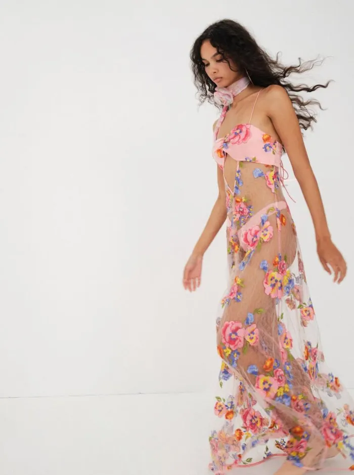 For Love and Lemons Dresses Delaney Maxi Dress Multi 8211 Women For Love and Lemons Dresses Delaney Maxi Dress Multi 8211 Women