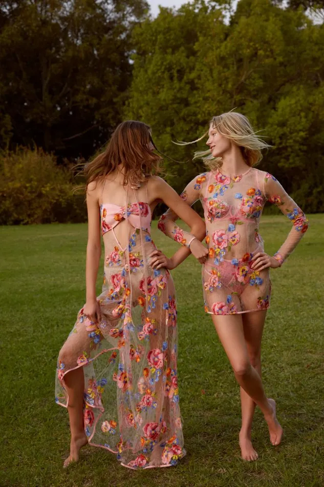 For Love and Lemons Dresses Delaney Maxi Dress Multi 8211 Women For Love and Lemons Dresses Delaney Maxi Dress Multi 8211 Women