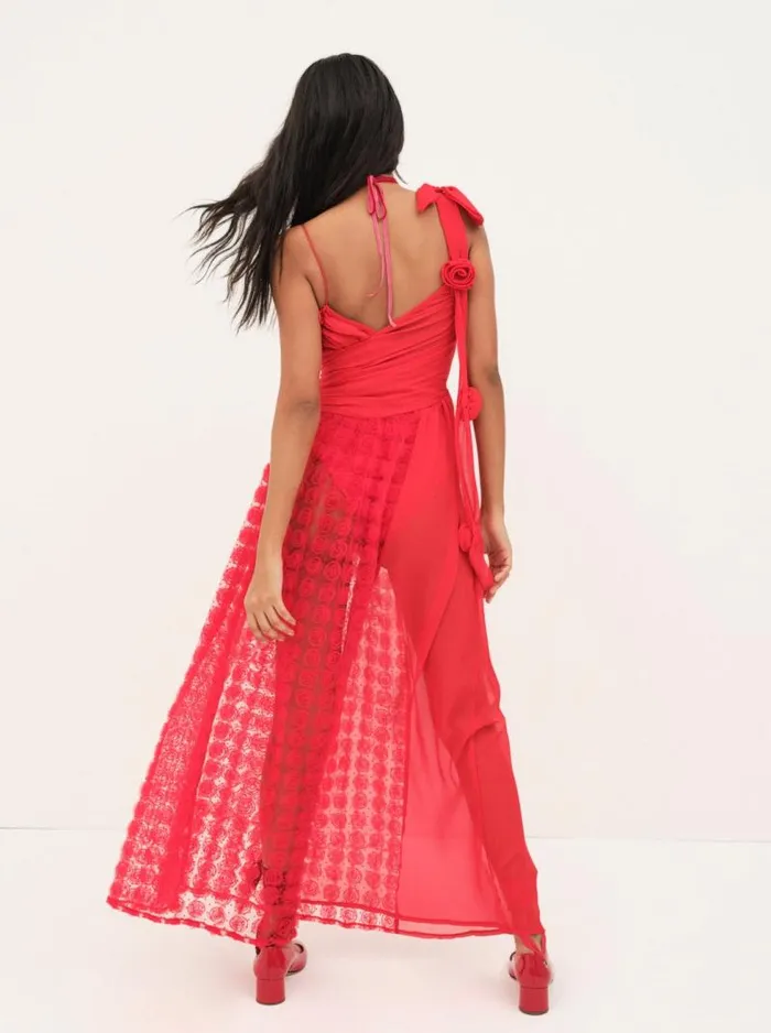 For Love and Lemons Dresses Hannah Maxi Dress Red 8211 Women For Love and Lemons Dresses Hannah Maxi Dress Red 8211 Women