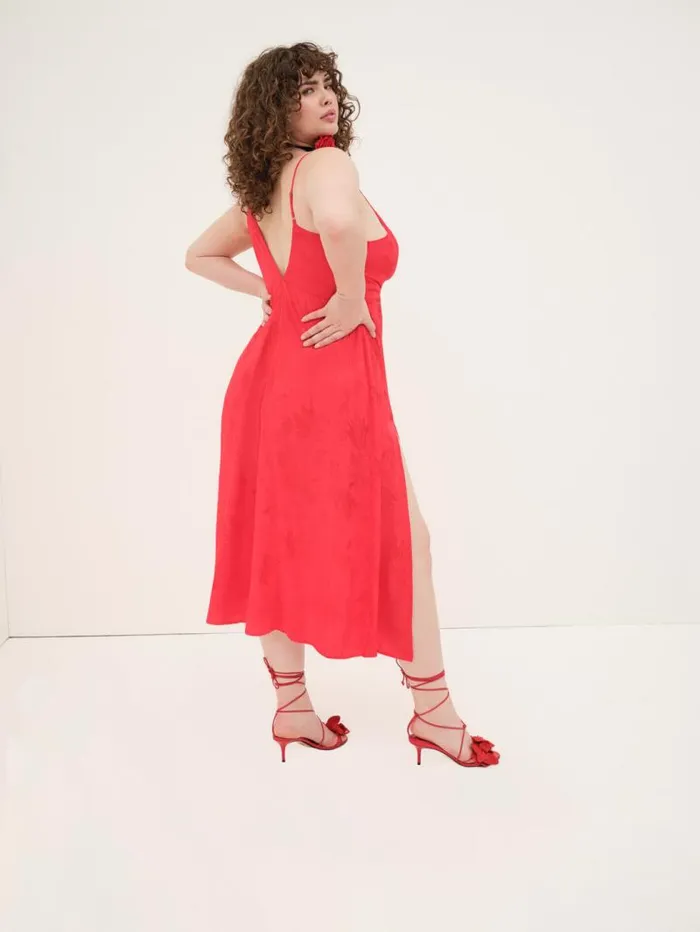 For Love and Lemons Dresses Ilana Midi Dress Red 8211 Women For Love and Lemons Dresses Ilana Midi Dress Red 8211 Women